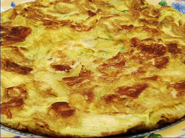 Omelete com Batata Chips