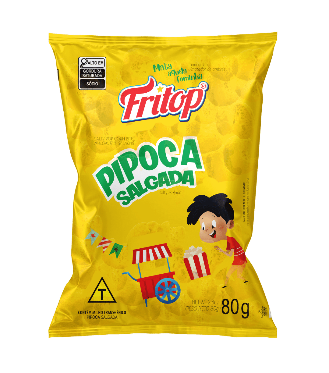 pipoca salgada fritop