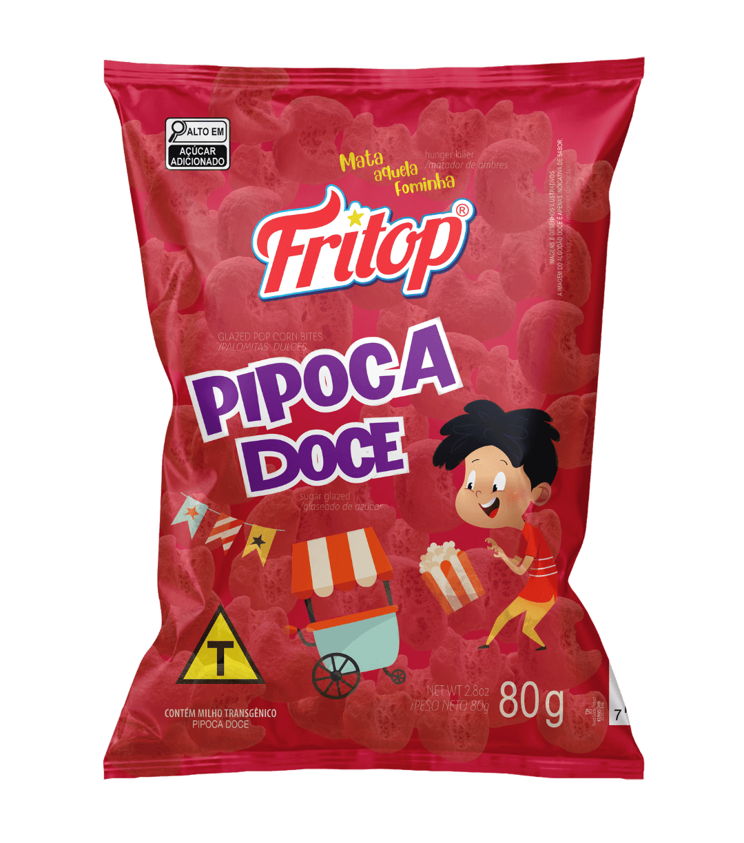 pipoca doce fritop