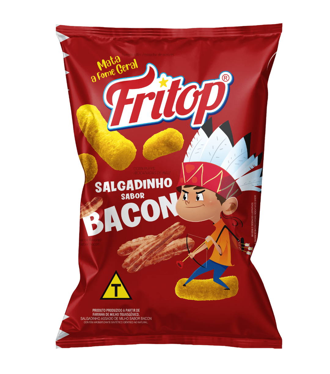 Salgadinho de milho sabor bacon fritop