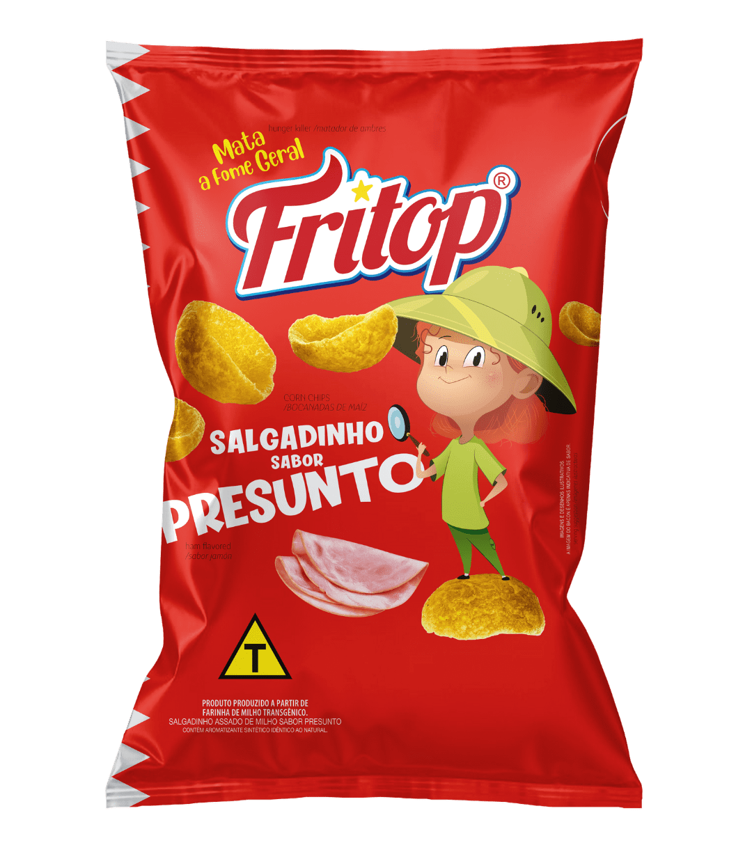 Salgadinho de milho sabor presunto fritop